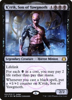 K'rrik, Son of Yawgmoth Judge Rewards Promo 2021